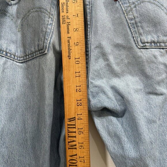 Women’s Levi’s Denim Jeans 28x28 Distressed Pants Big E - Picture 8 of 10